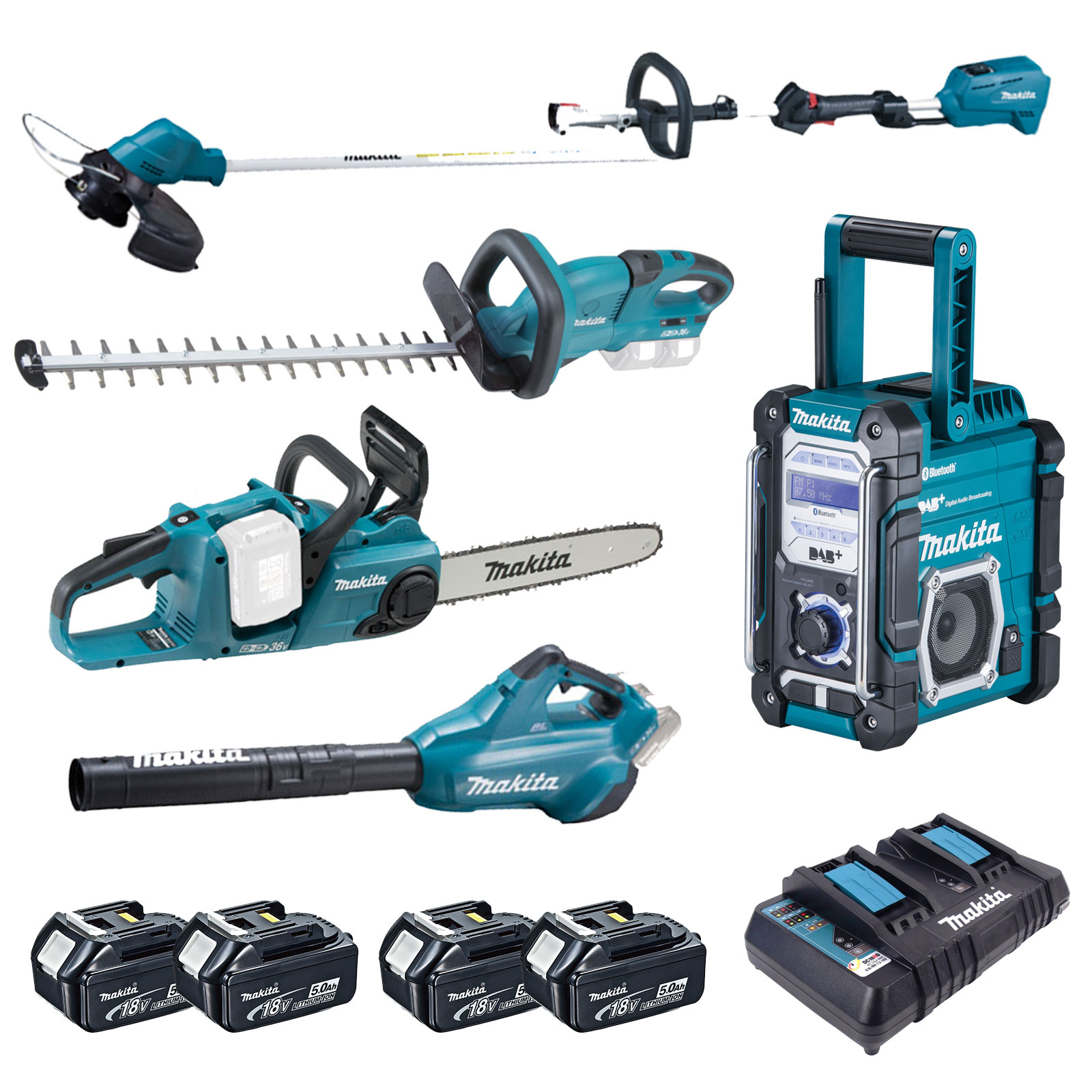 MAKITA 18V 36V Garten Combo Kit L DUH651 DUC353 DUB362