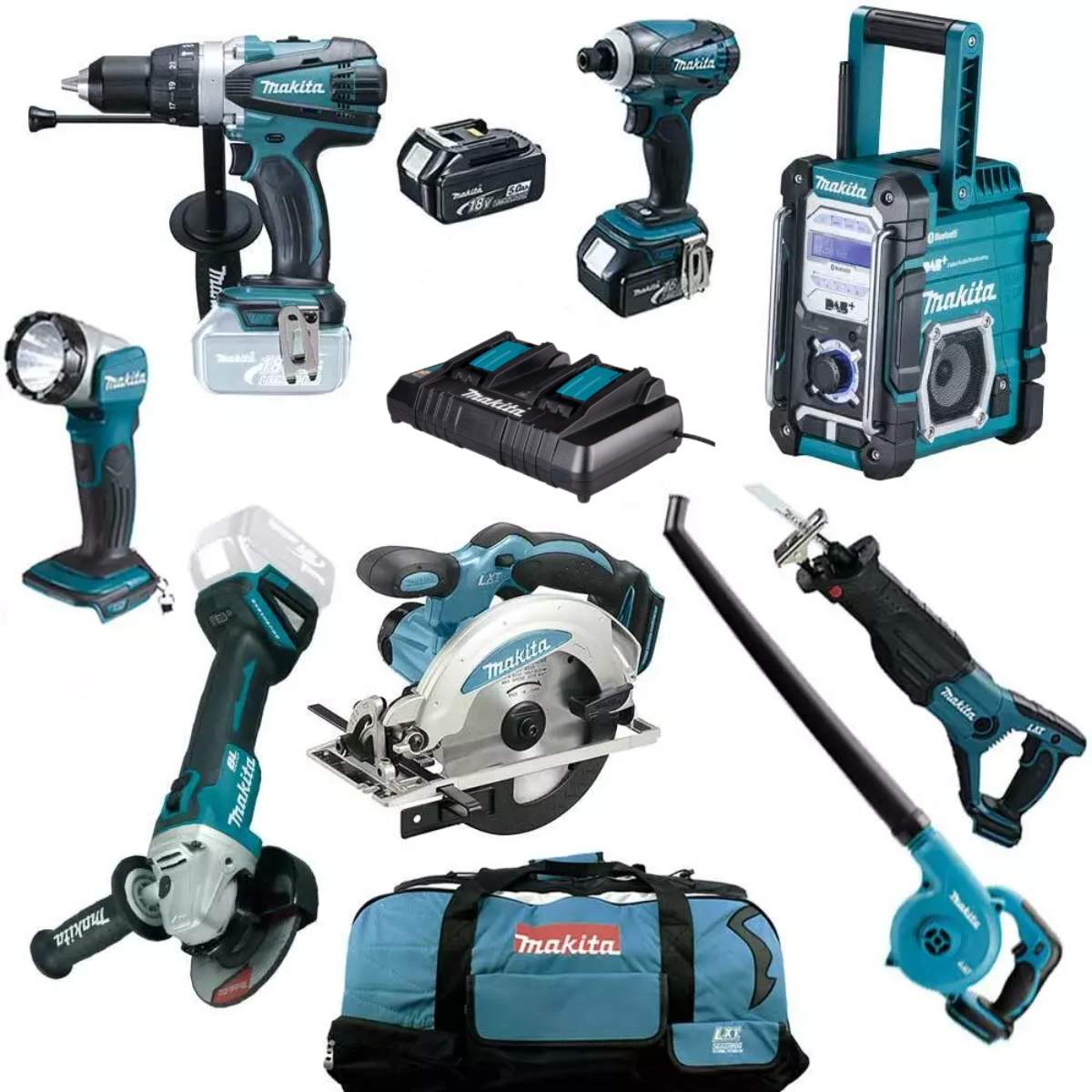 Makita 18V Gebläse DUB183 Akku Combo Kit mit Akkus