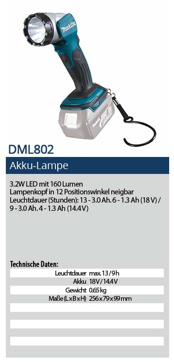DML802 Lampe