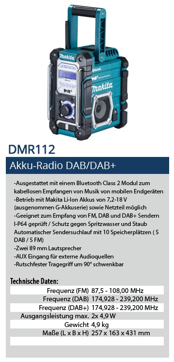 DMR112 Buastellenradio